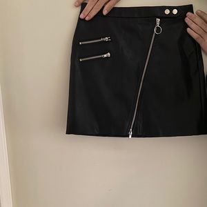 Black Leather skirt